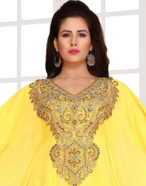 Farasha Gold and copper embroidery