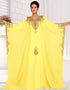 Farasha party dress with embroidery
