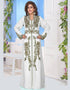 Flower design Work moroccan caftan