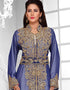 High neckline moroccan style kaftan