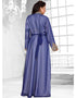 High neckline moroccan style kaftan