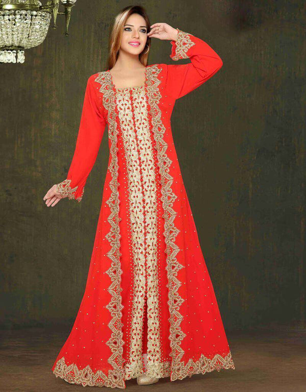 Jacket Style Partywear Kaftan