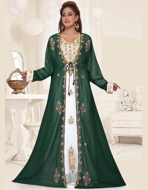 Moroccan style party kaftan abaya
