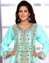 Multied embroide kaftan three layer