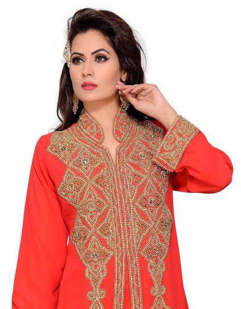 Muslim party maxi abaya dress