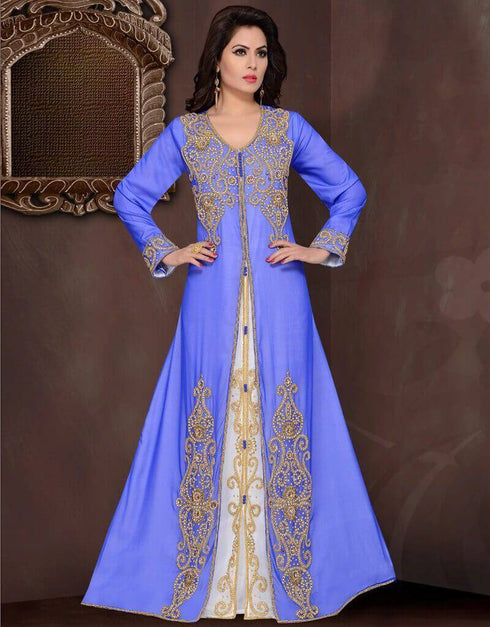 Party Gold Embroidered Kaftan