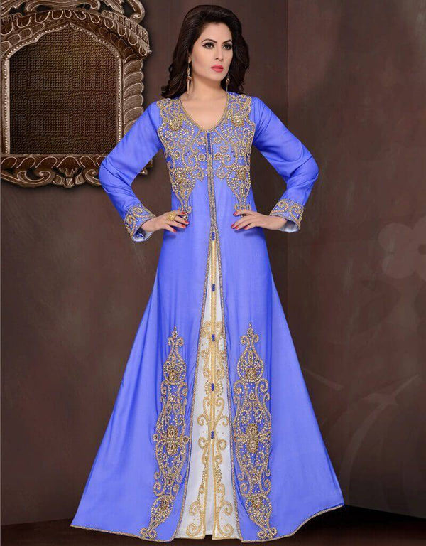 Party Gold Embroidered Kaftan