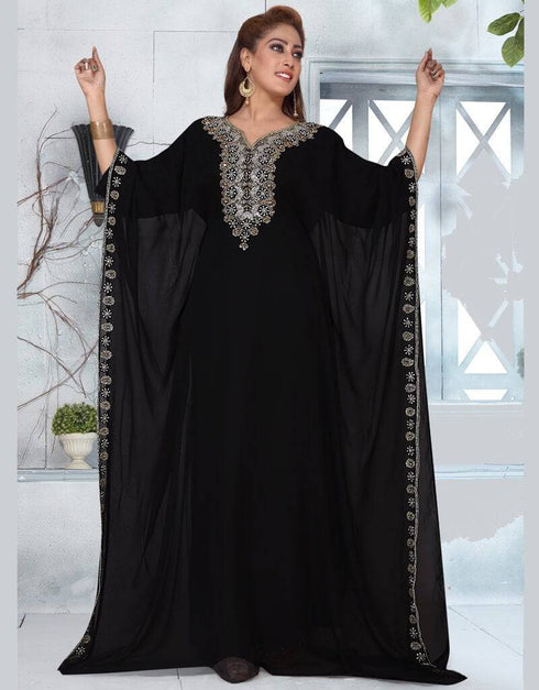 Party kaftan farasha patterned