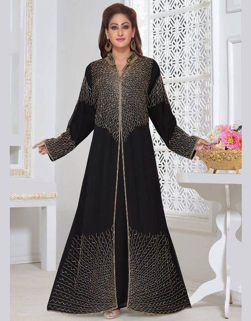 Party Wear Jacket Style Kaftan