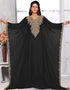 Side open kaftan farasha dress