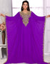 Side open kaftan farasha dress
