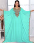 Side open kaftan farasha dress
