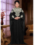 Stand Collar caftan with golden work