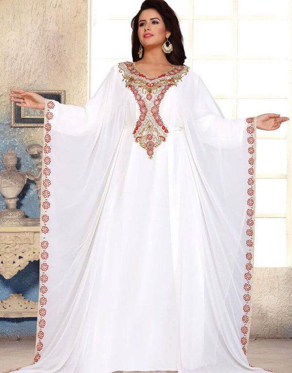 Two side open farasha dress