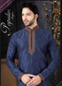 Navy Blue Kurta Art Silk Churidar