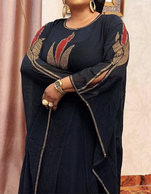 African Maxi Dresses With Diamonds