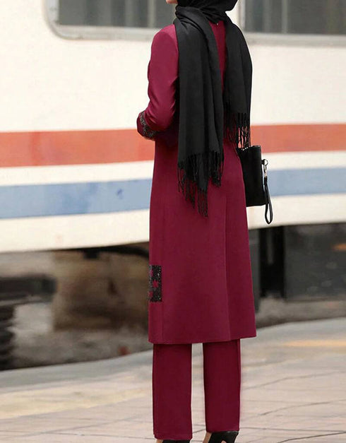 Islamic women Full Sleeve abaya cardigan style