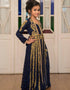 Full Sleeve Gold Beading Kaftan