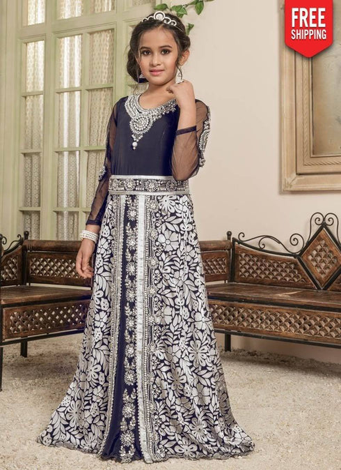 Moroccan Style Kids Party Wear Caftan
