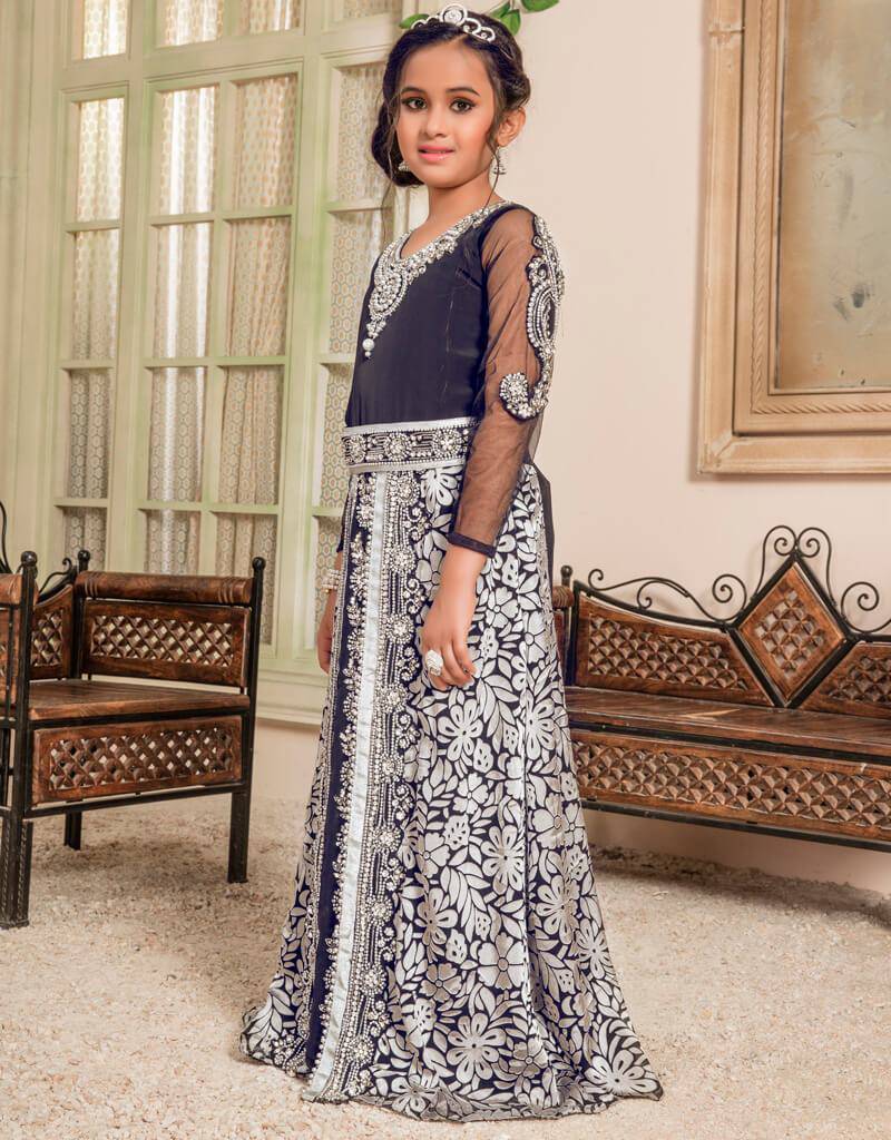 Moroccan Style Kids Party Wear Caftan