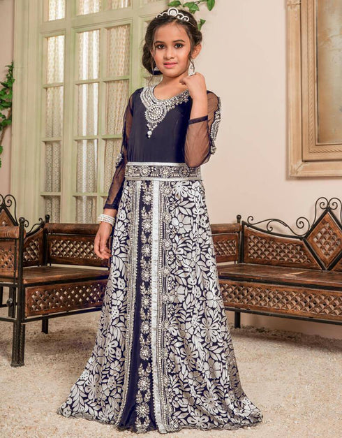 Moroccan Style Kids Party Wear Caftan