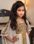 Party Dress With Gold Handwork Girl Kaftan