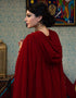Aline Abaya Style With Neck Work