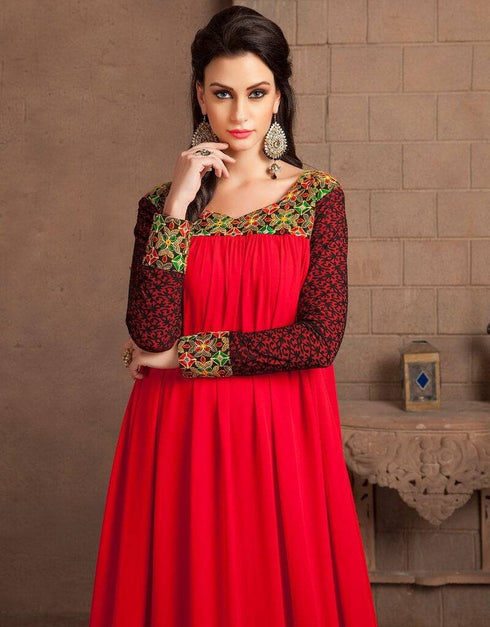 Dubai Style Resham Work Kaftan