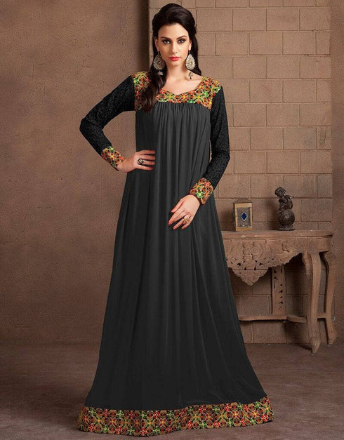 Dubai Style Resham Work Kaftan