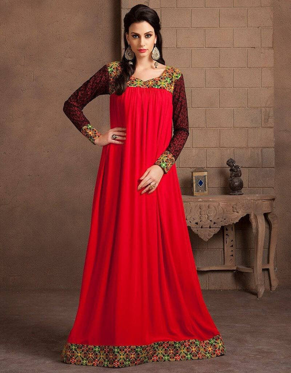 Dubai Style Resham Work Kaftan