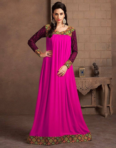 Dubai Style Resham Work Kaftan