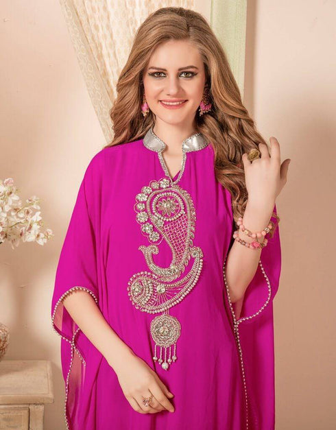 Dubai Style Two Elbow Sleeve Kaftan