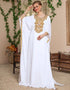 Farasha Style Kaftan With Golden Work