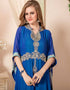 Farasha Style Kaftan With Golden Work