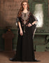 Farasha Style Kaftan With Golden Work