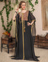Farasha Style Kaftan With Multi Establishment