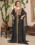 Farasha Style Kaftan With Multi Establishment