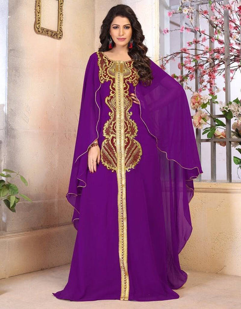 Georgette Kaftan Farasha style