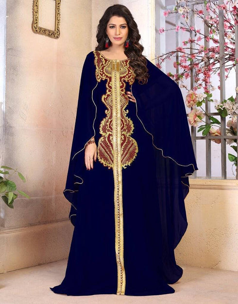 Georgette Kaftan Farasha style