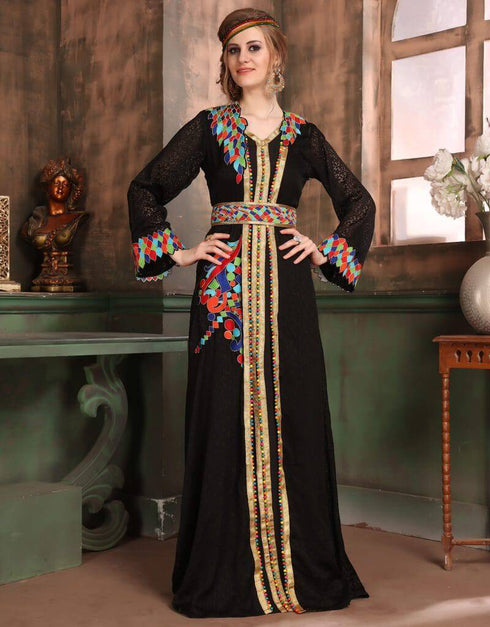 Jacket Moroccan Style Kaftan With Full Sleeve