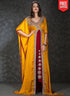 Jacket Style Abaya Kaftan Golden Yellow