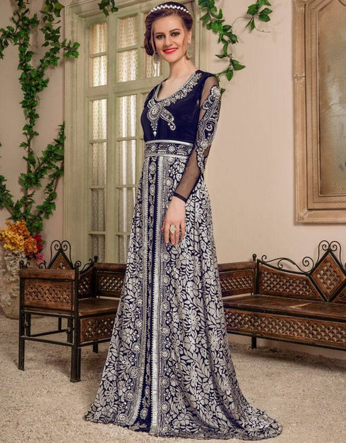 Party Wear Maxi Gown Dubai Style