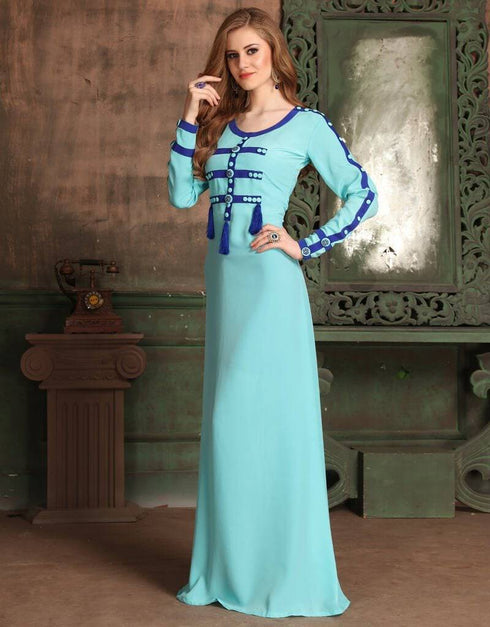 Party Wear Maxi Gown Dubai Style