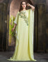 Trendy Hand beaded Farasha kaftan
