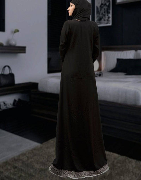 Two Color A-line Full Sleeve Kaftan