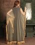 Two piece Farasha Style Kaftan With Silver Work