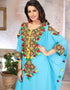 Woman Georgette Embroidery Kaftan