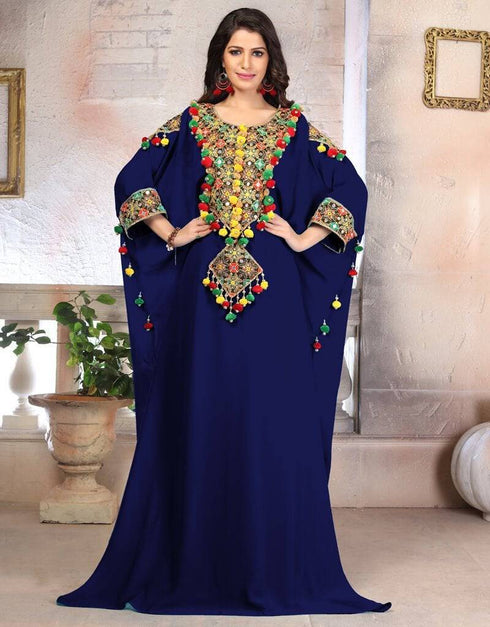 Woman Georgette Embroidery Kaftan