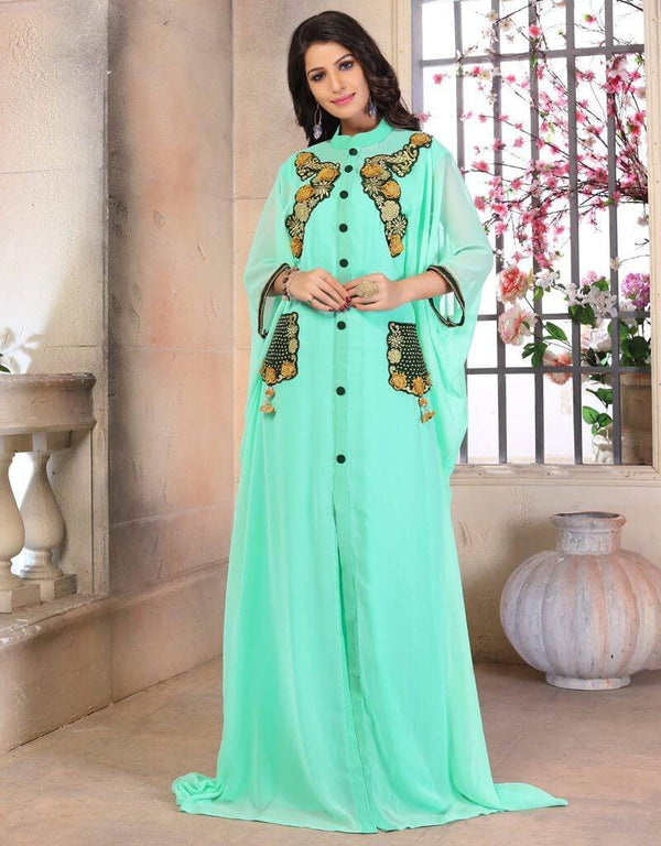 Woman Georgette Partywear Dubai Dress