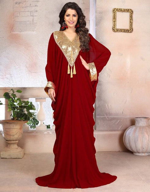 Woman Georgette Plus Size Kaftan